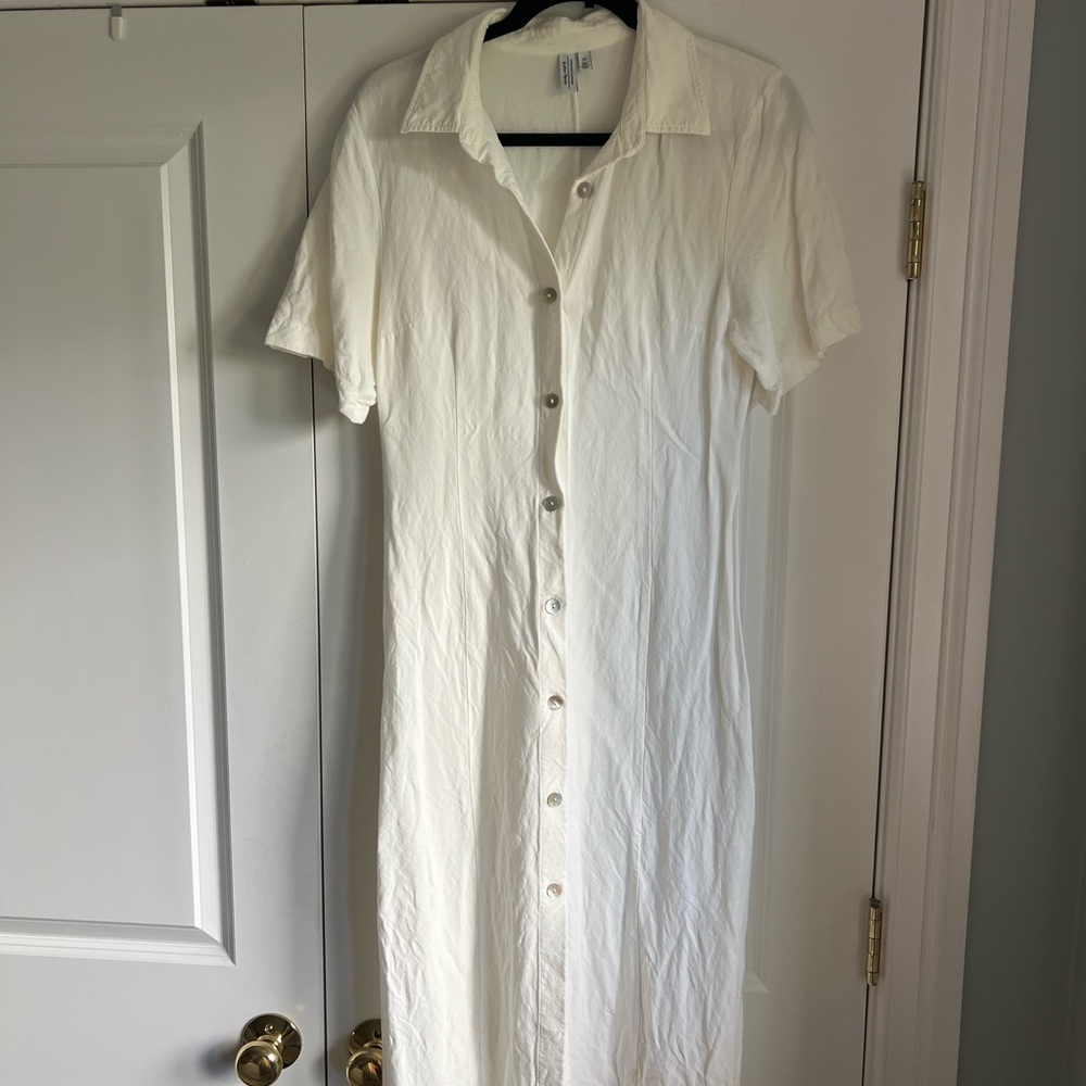 & Other Stories White Collared Shirt